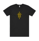Black Printed T-shirt Front