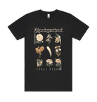 Black Printed T-shirt Front